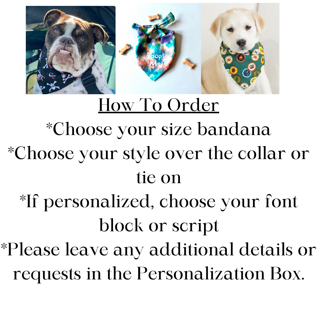 Sunflower Dog Bandana