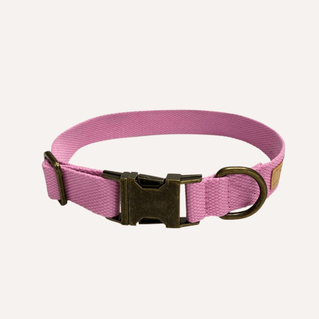 Hemp Cotton Dog Collar - Durable, Sustainable, Adjustable, Lightweight & Soft