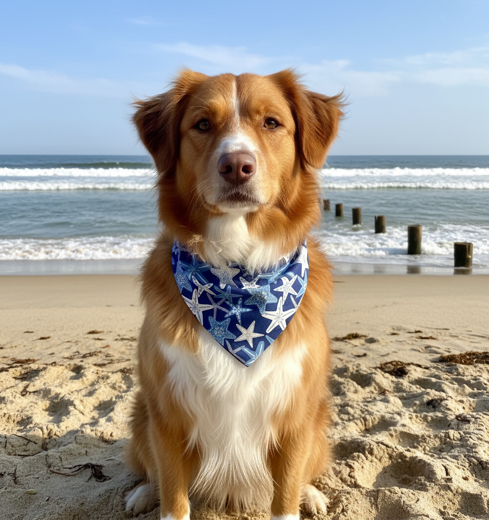 Starfish Dog Bandana